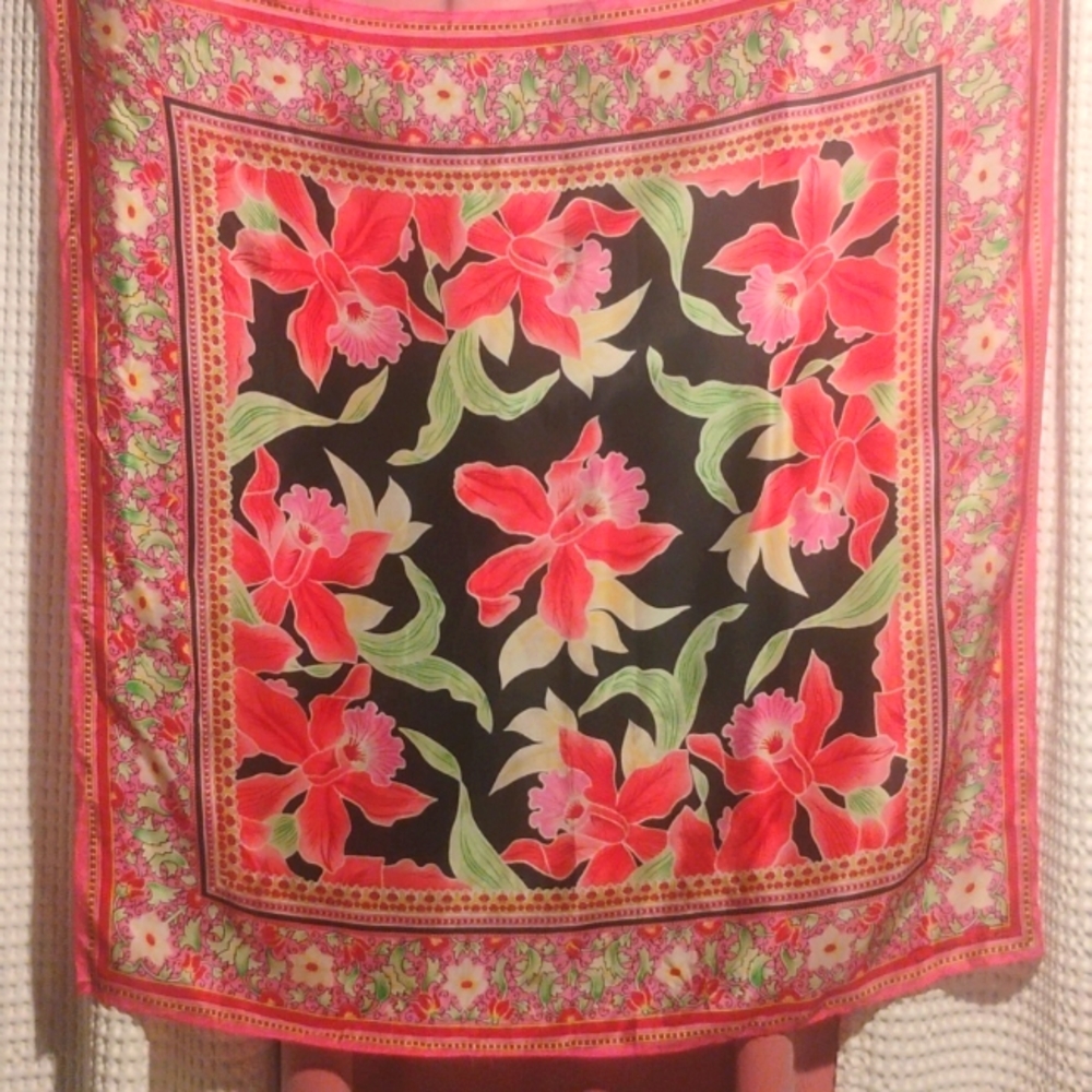 Oscar Dela Renta silk scarf